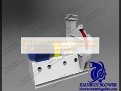 9-19 9-26 Seri Ventilator Sentrifugal Tekanan Tinggi Untuk Pembakaran Tidak Spontan Dan Transportasi Gas yang Tidak Berbahaya Dalam Lingkungan Industri