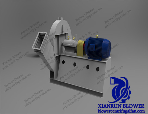 Kipas Sentrifugal Industri Mundur Kipas Blower Tekanan Tinggi Dengan Sistem Pendingin