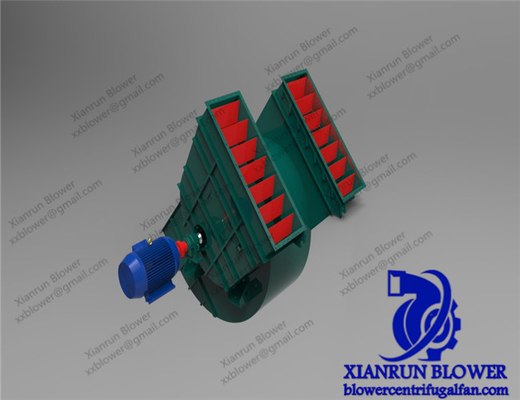 Blower sentrifugal efisiensi tinggi melengkung ke belakang 960rpm -2900rpm