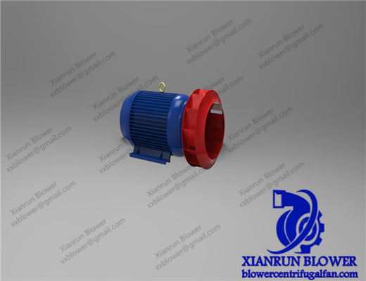Blower Udara Tekanan Tinggi Melengkung ke Belakang 760rpm-2900rpm Garansi 1 Tahun