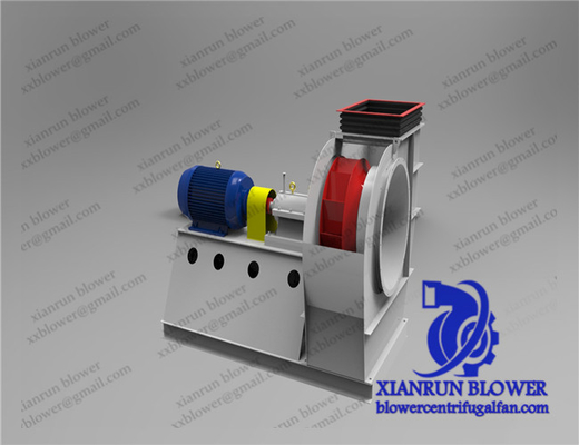 6 Inch Exhaust Fan Q235 Forced Draft Fan Dengan Kaki Bawah