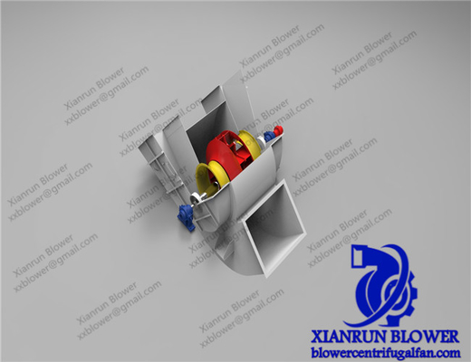 Kipas Blower Sentrifugal Stainless Steel Mundur Melengkung Untuk Boiler Industri