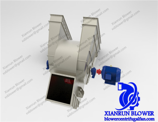 Blower Kipas Sentrifugal Melengkung ke Belakang 1450r / mnt Efisiensi Tinggi