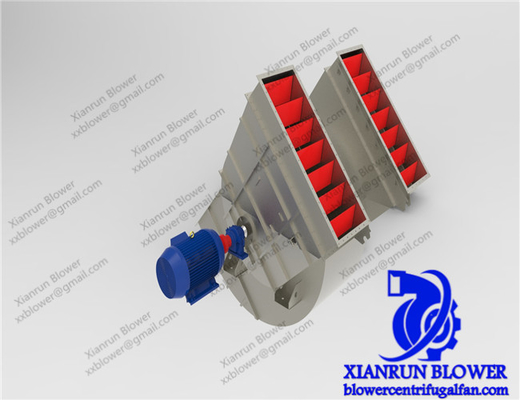 Induced Draft Double Inlet Centrifugal Fan 960-2900rpm Untuk Boiler Industri