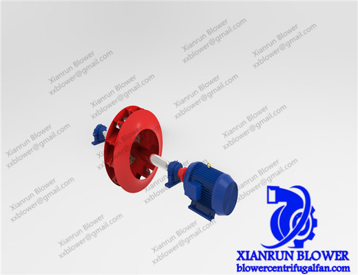Induced Draft Double Inlet Centrifugal Fan 960-2900rpm Untuk Boiler Industri