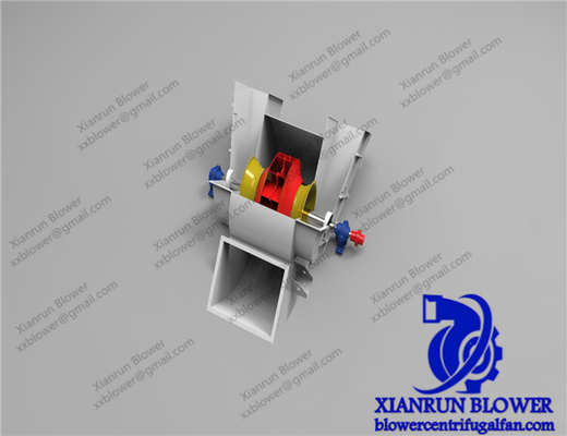 Kipas Sentrifugal Inlet Tekanan Tinggi 380mm-3200mm Diameter Impeller