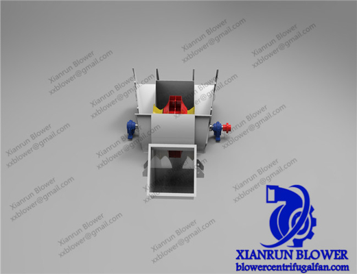 Kipas Sentrifugal Inlet Tekanan Tinggi 380mm-3200mm Diameter Impeller