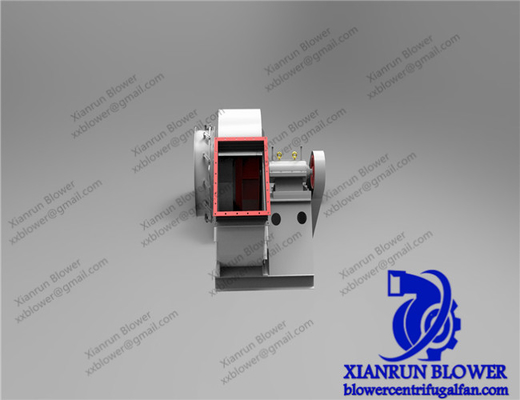 Tekanan Tinggi Radial Centrifugal Blower Fan Coated Carbon Steel