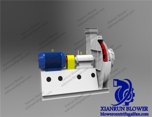 Q235 Tekanan Tinggi Sentrifugal Blower 350KW Untuk Industri Boiler
