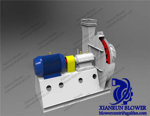 Q235 Tekanan Tinggi Sentrifugal Blower 350KW Untuk Industri Boiler