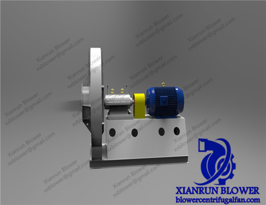 Q235 Tekanan Tinggi Sentrifugal Blower 350KW Untuk Industri Boiler