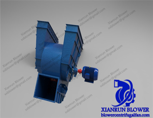 Blower sentrifugal efisiensi tinggi melengkung ke belakang 960rpm -2900rpm