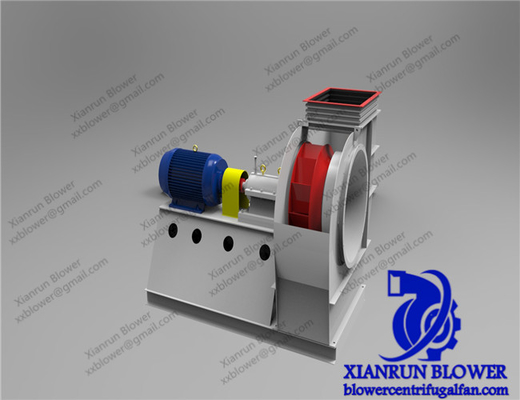 760-2900rpm Kipas Ventilasi Sentrifugal Mundur Melengkung Untuk Boiler