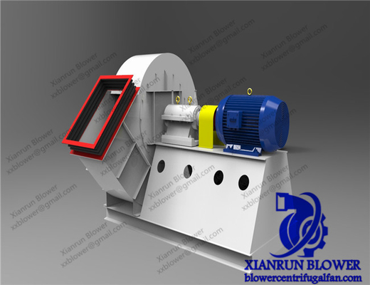 760-2900rpm Kipas Ventilasi Sentrifugal Mundur Melengkung Untuk Boiler