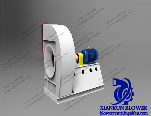 760-2900rpm Kipas Ventilasi Sentrifugal Mundur Melengkung Untuk Boiler