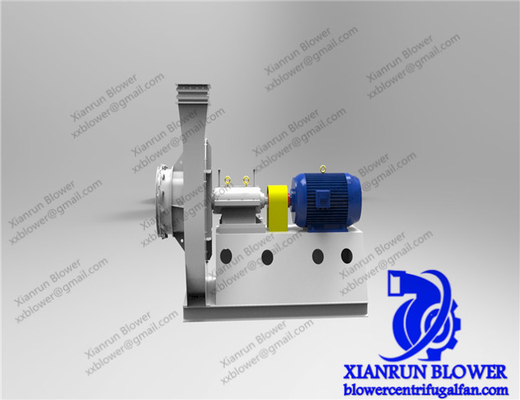 Efisiensi Tinggi Backward Curved Centrifugal Blower 220V 380V Untuk Boiler Industri