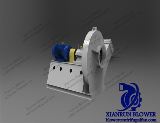 Efisiensi Tinggi Backward Curved Centrifugal Blower 220V 380V Untuk Boiler Industri