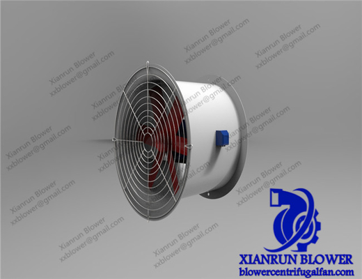 Pengumpulan debu Kipas Aksial Industri Free Standing Axial Flow Exhaust Fan