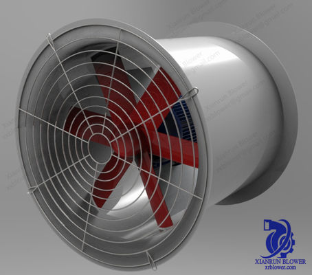 Penggemar sumbu industri dengan kebisingan rendah & desain impeller tahan lama untuk aplikasi knalpot aliran sumbu di berbagai industri