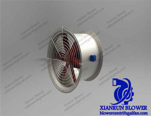 Kipas Inline Aksial Anti Ledakan HVAC Industrial Axial Blower