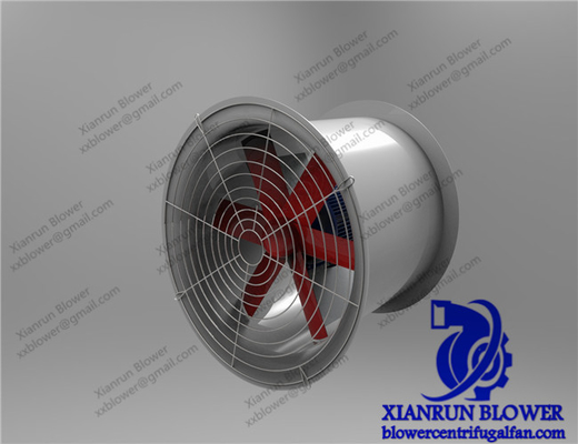 Kipas Inline Aksial Anti Ledakan HVAC Industrial Axial Blower