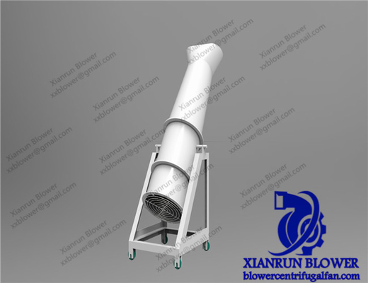Kiln Kiln Industrial Axial Fan Kebisingan Rendah ISO 9001 Disetujui