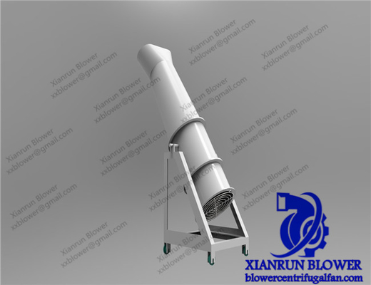Kiln Kiln Industrial Axial Fan Kebisingan Rendah ISO 9001 Disetujui