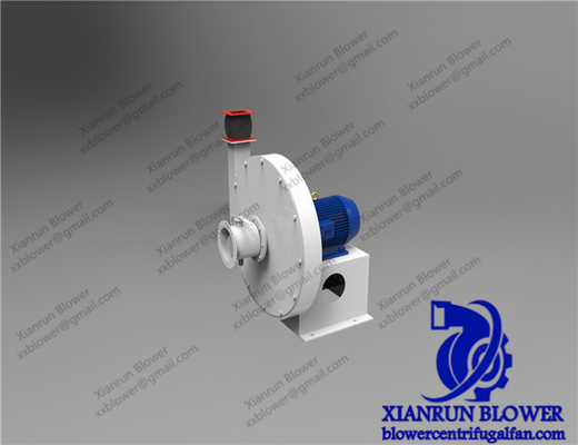 Q235 Volume Tinggi Tekanan Tinggi Blower 350KW Untuk Boiler Industri