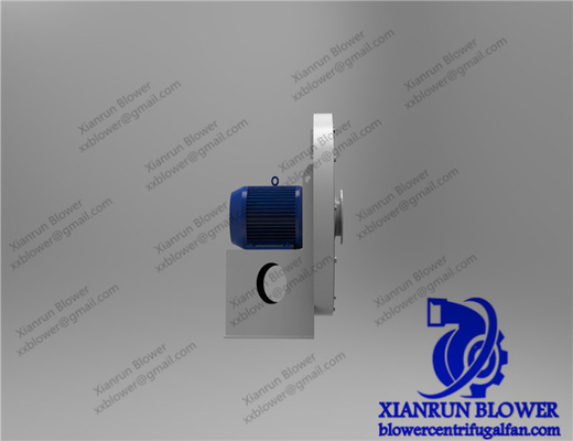 Q235 Volume Tinggi Tekanan Tinggi Blower 350KW Untuk Boiler Industri