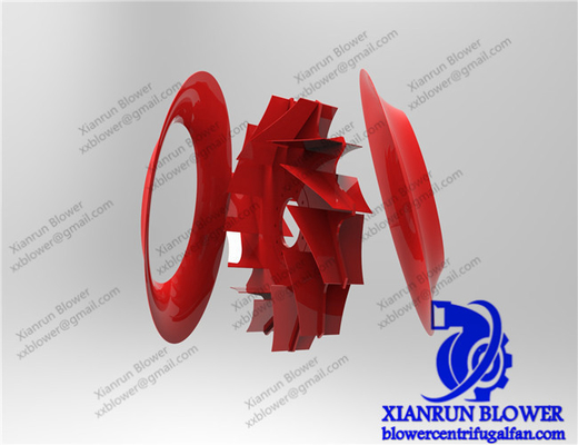 Pabrik Semen Centrifugal Blower Impeller 400mm-3500mm Tahan Aus