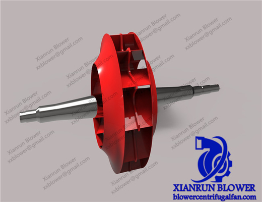 Explosion Proof Aluminium Fan Impeller Wheel Blade Perawatan Khusus