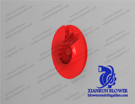 Aksesoris Kipas Sentrifugal Baja Anti Korosi Impeller Melengkung ke Belakang