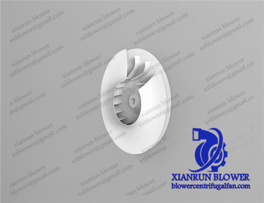 Aksesoris Kipas Sentrifugal Baja Anti Korosi Impeller Melengkung ke Belakang