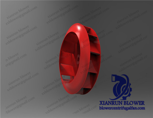 Aksesoris Kipas Sentrifugal Baja Anti Korosi Impeller Melengkung ke Belakang