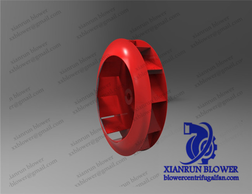 Roda Impeller Kipas Sentrifugal Melengkung ke Belakang Lapisan Anti Korosi