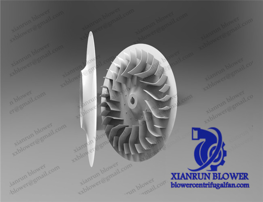 Roda Impeller Kipas Sentrifugal Melengkung ke Belakang Lapisan Anti Korosi