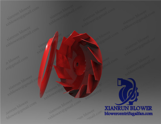 Roda Impeller Kipas Sentrifugal Melengkung ke Belakang Lapisan Anti Korosi