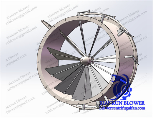 Peredam Blower Sentrifugal Industri, Rotor Kipas Sentrifugal / Rumah Bantalan