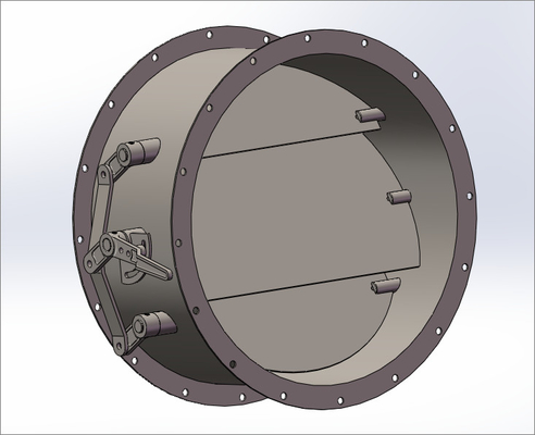 Air Blower Damper Untuk Tekanan Tinggi Centrifugal Blower Centrifugal Fan Aksesoris Roda Impeller Tahap Kedua