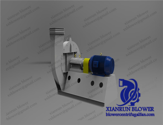 Kipas Buang Sentrifugal Inline 800 - 90000m3 / jam Blower Tekanan Tinggi Industri