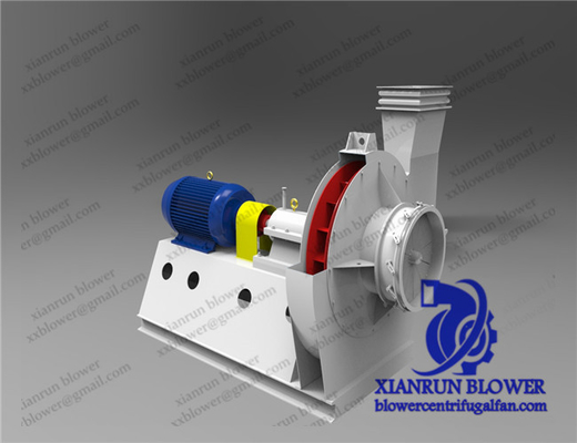 Kipas Buang Sentrifugal Inline 800 - 90000m3 / jam Blower Tekanan Tinggi Industri