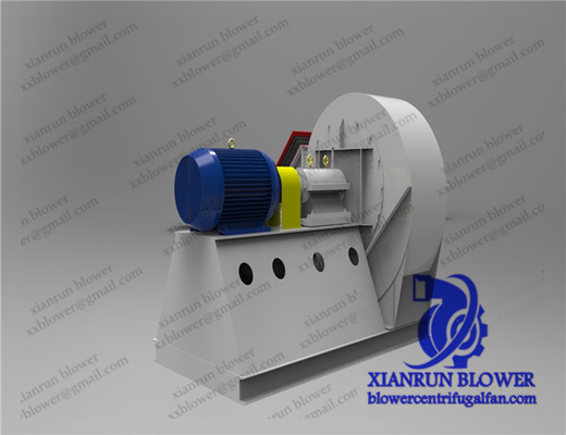 6 Inch Exhaust Fan Q235 Forced Draft Fan Dengan Kaki Bawah