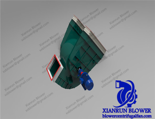 Kipas Ventilasi Sentrifugal Impeller Industri Kebisingan Rendah Garansi 1 Tahun
