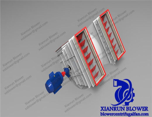 Kipas Ventilasi Sentrifugal Impeller Industri Kebisingan Rendah Garansi 1 Tahun