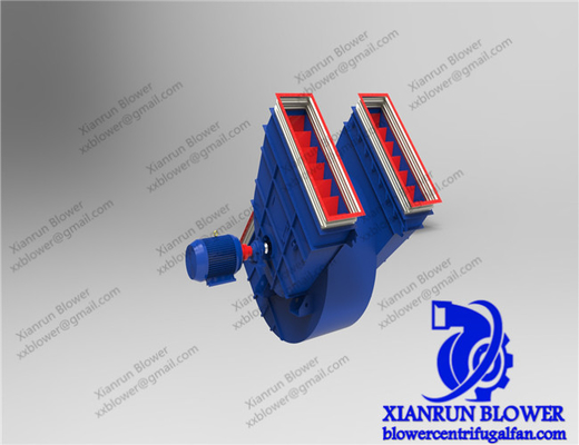 hotel Centrifugal Industrial Extractor Fan 380V Double Inlet Centrifugal Blower
