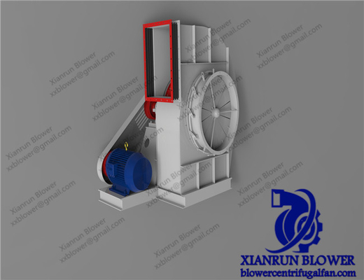 5 - 350KW Custom Industrial Fan Blower 220V 660V Untuk Pengumpulan Debu