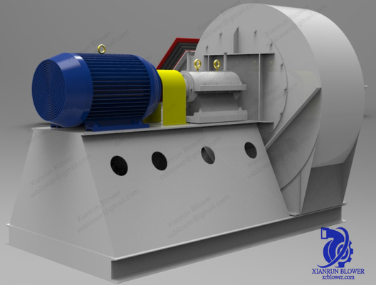 5 - 350KW Kipas Sentrifugal Industri Tekanan Tinggi 220V 380V untuk Pengering