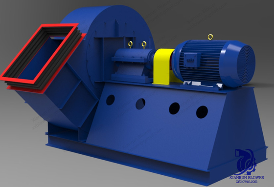 5 - 350KW Kipas Sentrifugal Industri Tekanan Tinggi 220V 380V untuk Pengering