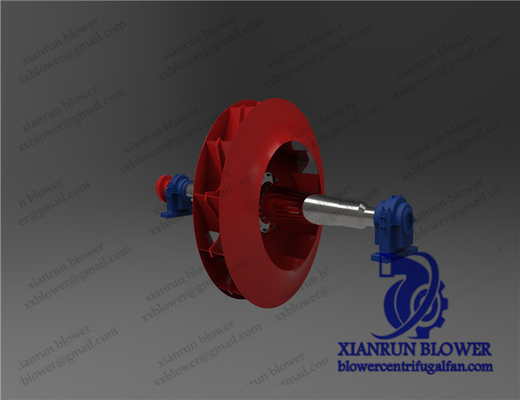 3000Pa - 25425Pa Kipas Sentrifugal Industri Stainless Steel Untuk Pembangkit Listrik
