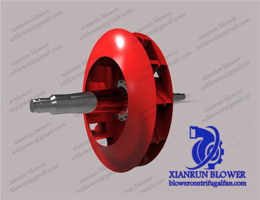 3000Pa - 25425Pa Kipas Sentrifugal Industri Stainless Steel Untuk Pembangkit Listrik
